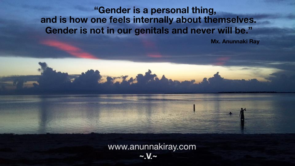 Gender is a personal thing  Sunset Beach1