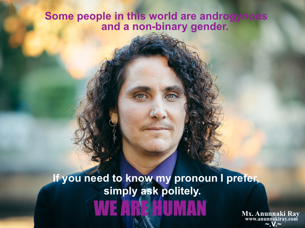 We are human: pronouns