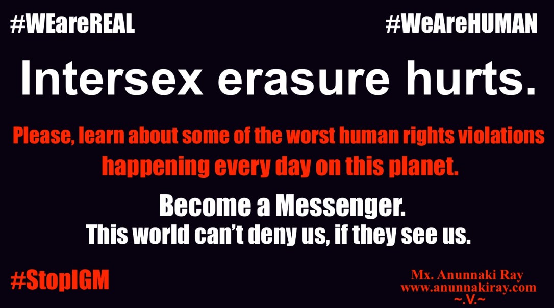 Intersex Erasure Hurts