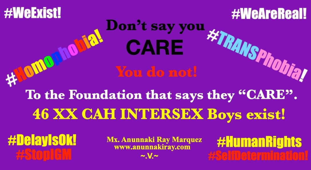 Don't Say you CARE you do not!