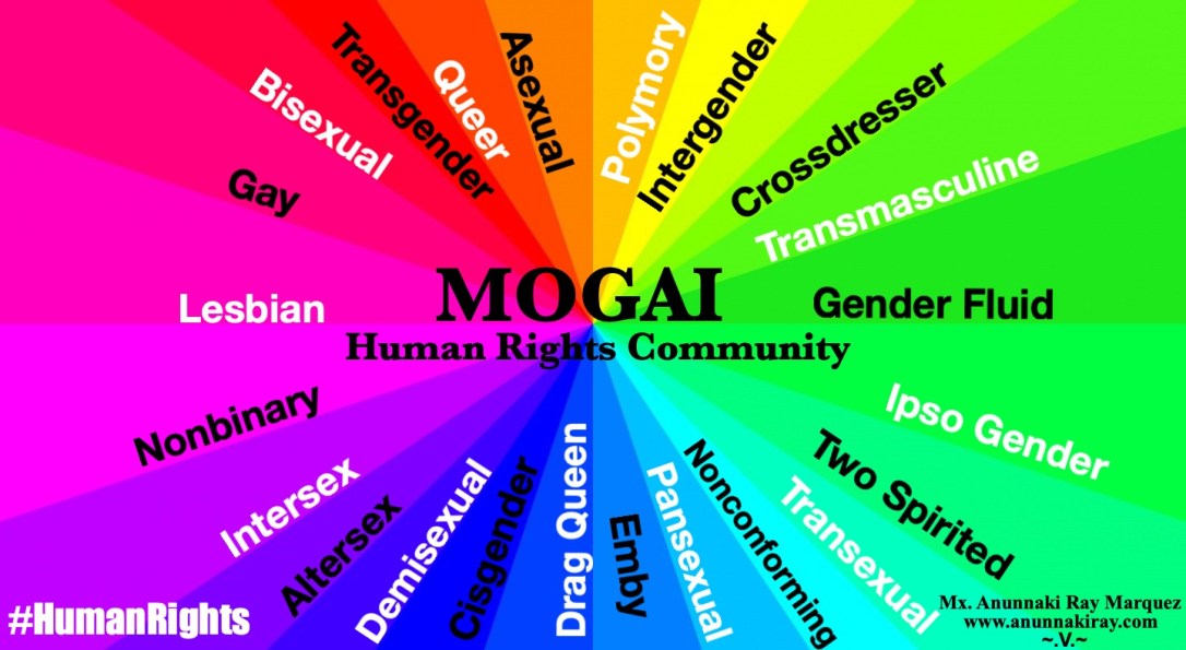 Rainbow LGBTQIA+++ MOGAI Human Rights Community