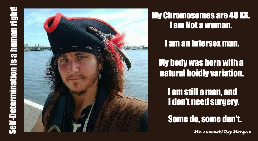 Chromosomes 46XX Intersex Man