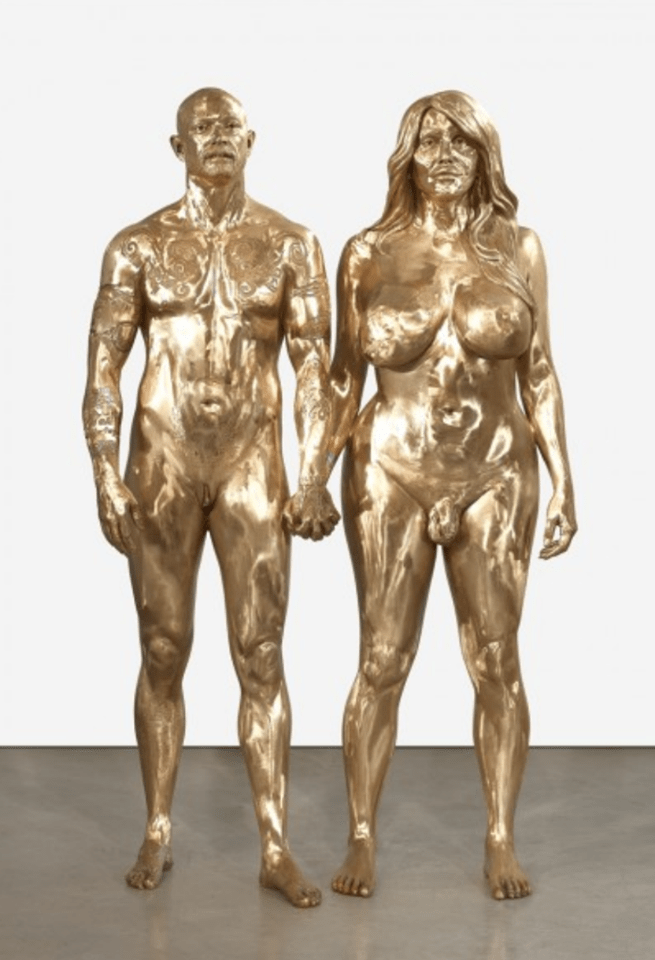 Statues of Buck Angel and Allanah Starr by Marc Quinn 2009