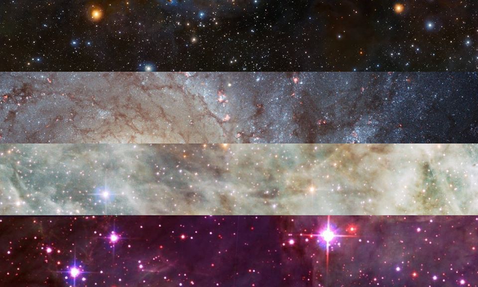 Asexual PRIDE Flag | Pride Space Flags by Laurie Raye