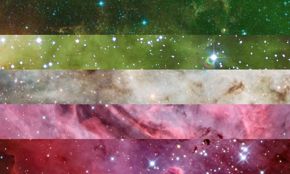Abrosexual | Pride Space Flags by Laurie Raye