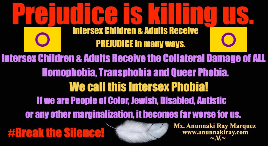 Prejudice Is Killing us | Intersex People